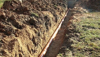 Копка траншей для водопровода в Одинцово: цена за метр от 920 руб.